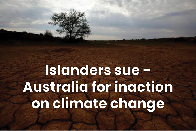 Islanders sue - Australia for inaction on climate change