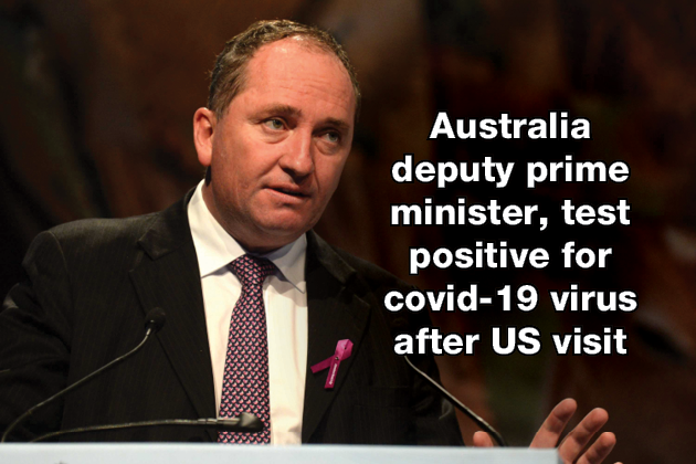 Australia deputy prime minister, test positive for covid-19 virus after US visit