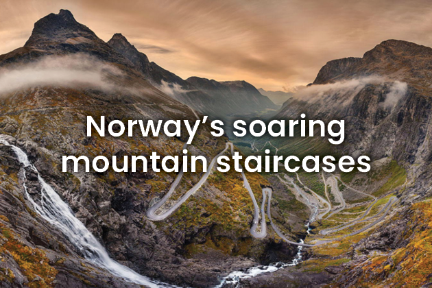 Norway’s soaring mountain staircases